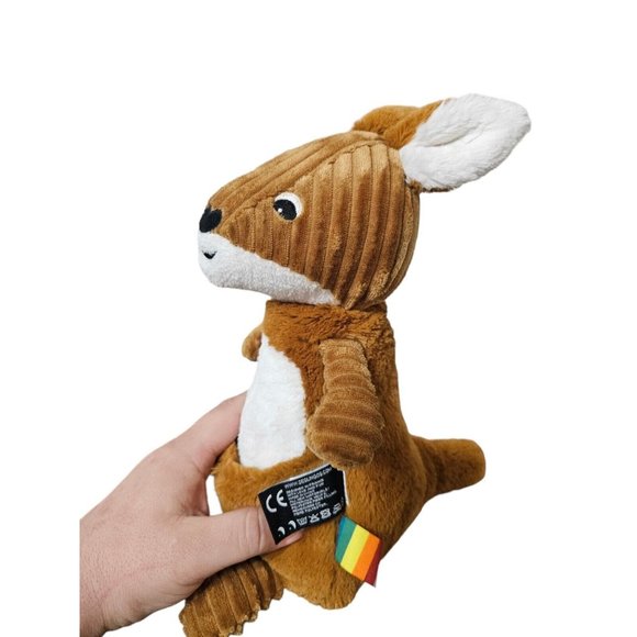 Les Deglingos Ptipotos Allezou the Kangaroo Plush | Brown - Picture 5 of 6